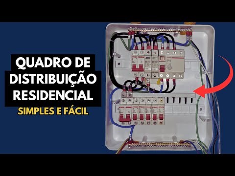 AULA 1: Como Montar um Quadro de Distribuição Bifásico - Passo a Passo (Casa de Pequeno Porte)