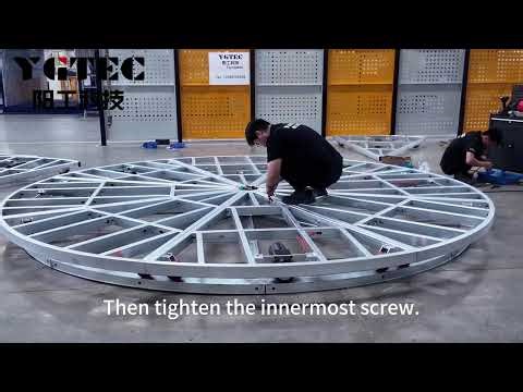 YGTEC car turntable installation (2)