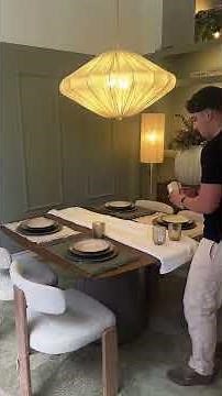 Cómo decorar una mesa de comedor con estilo y sin recargarla
