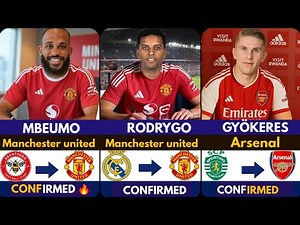 🚨LATEST CONFIRMED TRANSFER NEWS AHEAD OF SUMMER TRANSFER WINDOW 2025 Mbeumo ✅️, Gyökeres, Rodrygo