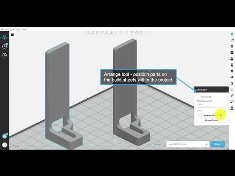 Stratasys Academy | GrabCAD Print – はじめに: ユーザーインターフェース概要