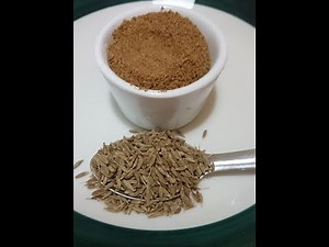 How to make toasted roasted jeera cumin seeds powder
