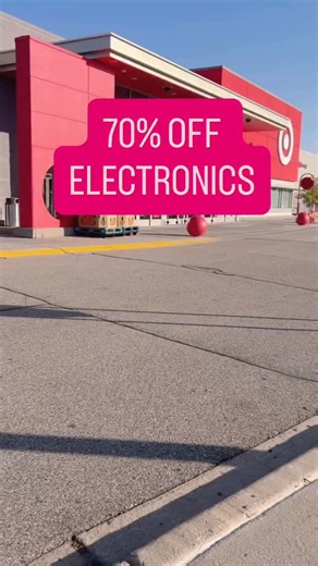 70% off electronics at Target! Also check toys and appliances. There were a lot of new markdowns #targerclearance #eletronics | Mama Deals