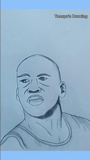 Michael Jordan easy sketch #nba #michaeljordan #drawing