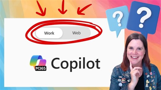 Microsoft 365 Copilot: Work vs Web Explained | Craig Dulman