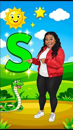 Let's learn the letter S and things that start with S