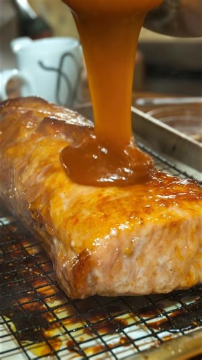 "This is an excellent way to oven-roast a pork loin. The glaze compliments the pork, and gives it a great depth of flavor." Full recipe 👇💬 | Old fashioned recipe