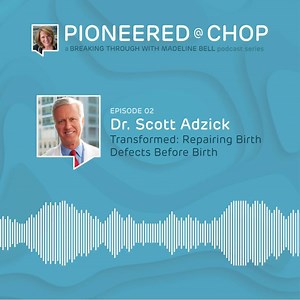 23 reactions | On our CEO Madeline Bell's latest season of "Breaking Through: Pioneered at CHOP" she spoke to Dr. Adzick about his once radical idea, to repair birth defects before babies are born. Dr. Adzick shared insights from his remarkable journey so far and what is on the horizon for our Center. Listen to the episode here: https://bit.ly/2R63nu5. | The Center for Fetal Diagnosis and Treatment at CHOP | Facebook