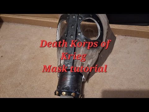 40k Death Korps gas mask tutorial 