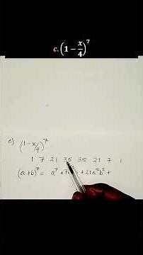 Pascal's triangle and binomial expansion| Binomial coefficients| A level maths