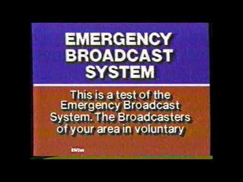 10/14/1986 WOR Emergency Broadcast System EBS Test North Jersey Area Channel 9 Secaucus Local