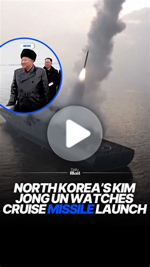 Kim Jong Un watches cruise missile launch at Nampho shipyard