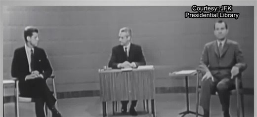 The first televised Presidential Debate held on Sept. 26, 1960