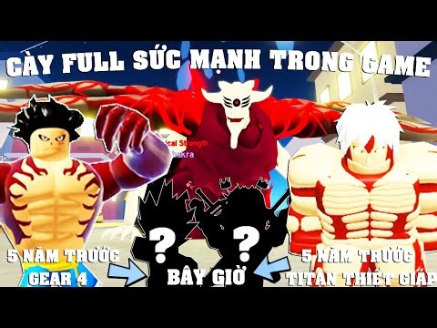 Roblox – KHÔNG CÒN NHẬN RA LUFFY GEAR 4 & ARMORED TITAN?! QUÁ LẠ | Anime Fighting Simulator Endless