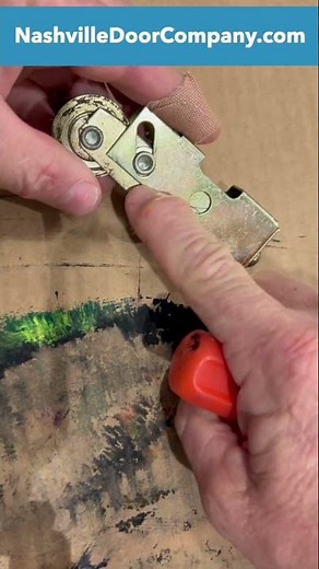 How to repair replace sliding patio door wheels Part 2