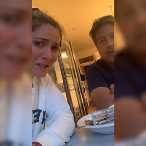 Lisa Faulkner suffers burn in painful kitchen accident