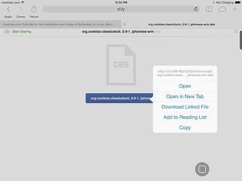 iOS How To Download and Install .deb Files