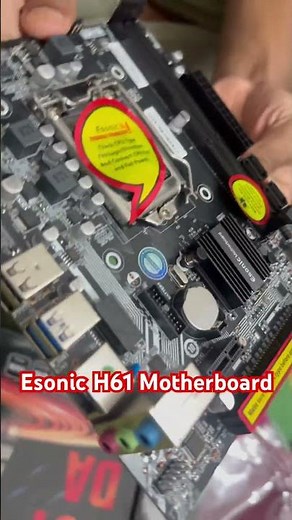 esonic Motherboard Review Bangla tutorial | h61