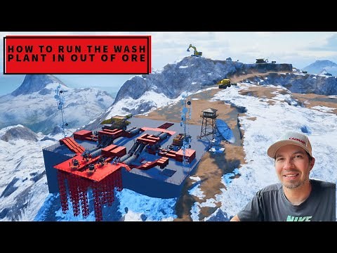 ❓👀How to Run the Wash Plant on - Out of Ore