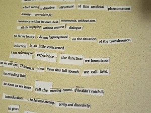 Writing Lyrics using the Cut-Up Technique? Indeed.