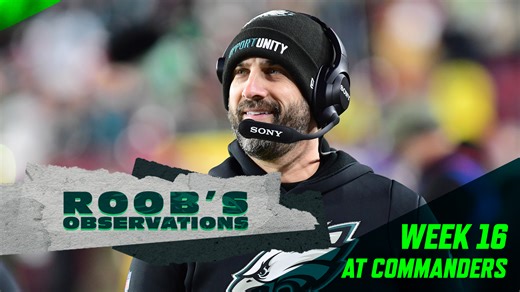 Is Saquon back? Is Sirianni on a hall of fame track? Can the defense keep getting better? Reuben Frank shares his three biggest takeaways following the Eagles' division-clinching win over the Commanders in Week 16 in Roob's Observations | Bradford White Water Heaters | NBC Sports Philadelphia