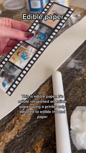 I got my printer from @inkedibles as well as paper and ink 🥰 #cakecakecake #cakeart #helloloves #cakeart