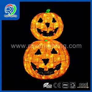 [Hot Item] Flickering LED Pumpkin Decorative Outdoor Halloween Decoraction LED Motif Light