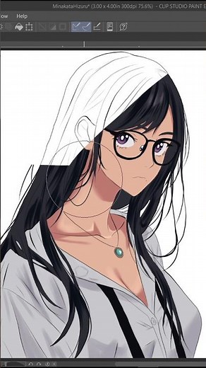 Minakata Hizuru Digital Art | Summer Time Rendering | Anime