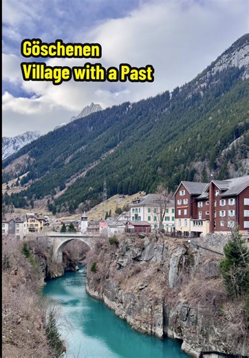 Despite sitting on one of Europe’s most famous routes, Göschenen never turned into a resort. When the Gotthard Railway Tunnel opened in 1882, the village suddenly buzzed with workers, engineers, and international traffic. Later, as that traffic moved on, Göschenen grew quiet again, much like it is today. #Goschenen #SwitzerlandNature #GotthardPass #uri #creatorsearchinsights