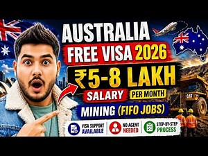 Australia FIFO Jobs 2026 🇦🇺 | ₹8 Lakh Salary | Free Room & Food (Full Process)”
