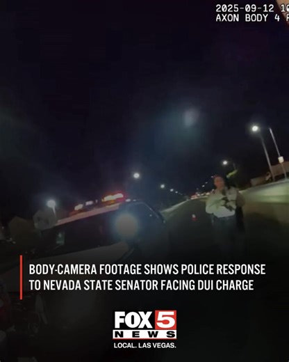 72K views · 532 reactions | Las Vegas Metro Police released body camera footage of a Nevada state senator reportedly asleep behind the wheel in the east valley. See the full story through the link in comments. | FOX5 Las Vegas | Facebook