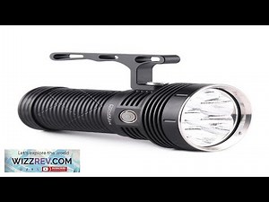 Convoy 3X21C SST40 15000LM Strong 21700 Flashlight High Powerful LED Torch Review