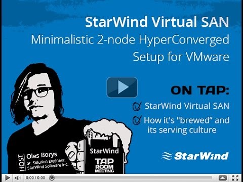 StarWind Virtual SAN Minimalistic 2-node HyperСonverged Setup for VMware