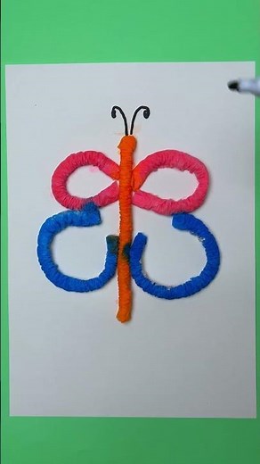 Tissue Paper Magic: Create a Stunning Butterfly 🎨✨