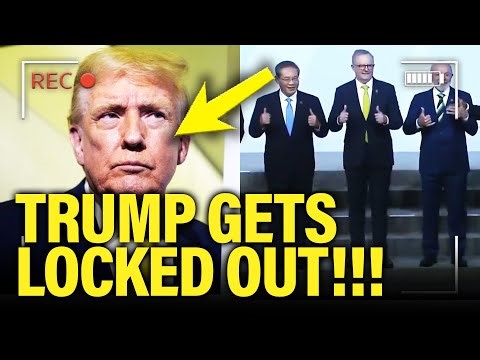 FURIOUS World Leaders LOCK OUT Trump from CLOSING CEREMONY
