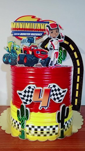 Delicious Blaze Monster Machine Cake Ideas