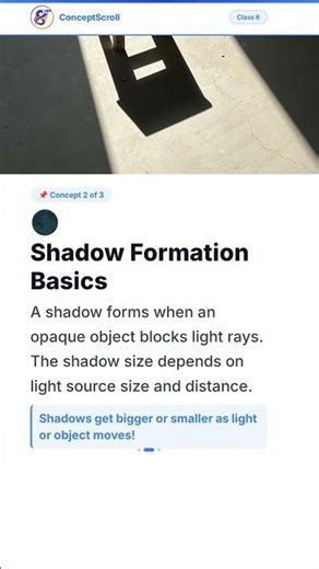 Light Shadows and Reflections, Class 6 Science | Chapter 11 | Class 6 Physics | NCERT | ConceptScrol