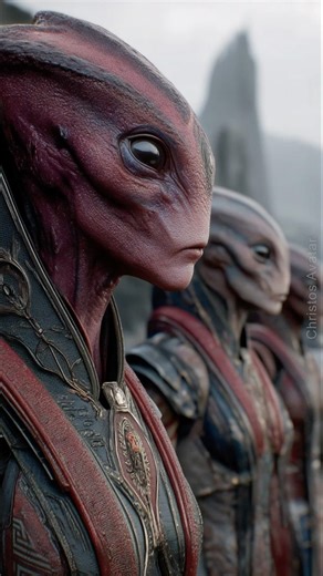 Advanced Alien Society Living Inside Crystal Worlds