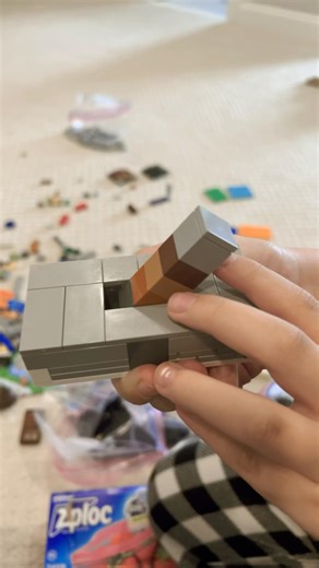 Lego Minecraft Lever Tutorial! #sunnymc