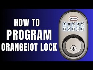 How to Program OrangeIOT Door Lock