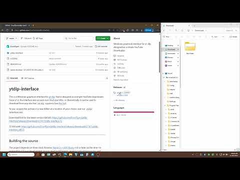 How to download and extract "ytdlp-interface" by ErrorFlynn from GitHub