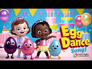 Egg Dance Song for Kids | Learn Colors & Fun Moves