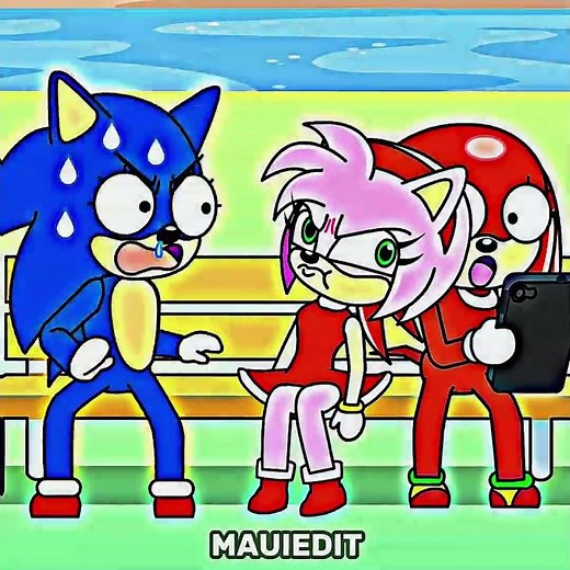Sonic running from Amy but PLOT TWIST #animation #shorts