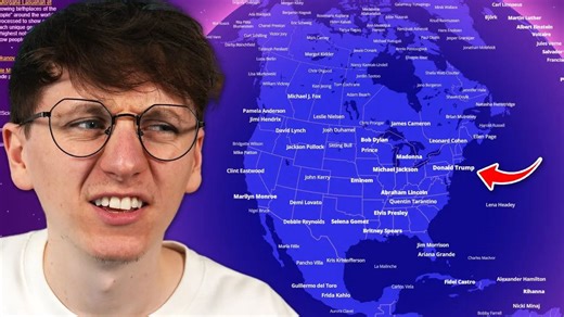 The most famous person from every region