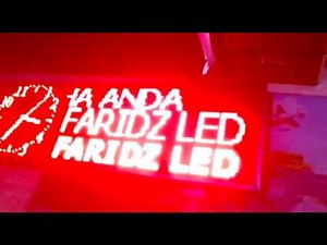 Running Text (160 x 48) cm