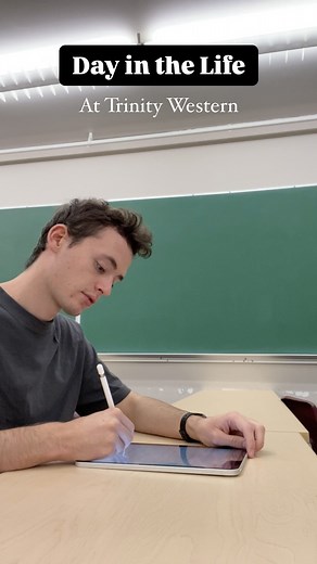Trinity Western University on Instagram: "POV: You’re a student at Trinity Western.👋 Watch Andrew, a 4th year computer science student, as he shows us a day on campus. ✨Comment or DM “LifeatTWU” to learn more about campus life."