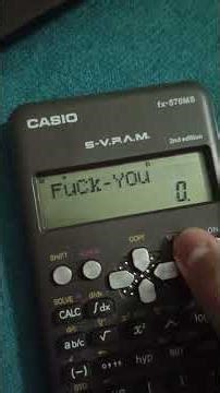 my calculator can do silly things :3 #calculator #funny #interesting #thestupids