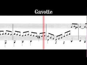 BWV 995 - Suite in G Minor (Scrolling)