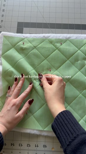Abigail ☕️ on Instagram: "pls not the seam ripper❤️‍啕 • • • #sewing #sewist #quilting #quilter #hobbies #grandmahobbies #sewinginspiration"