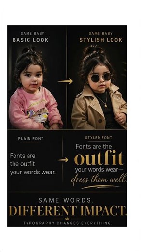 Different Font, Completely Different Message #typography #shorts